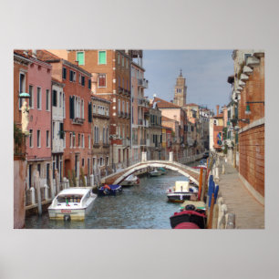 Póster Em Dorsoduro, Veneza Italia