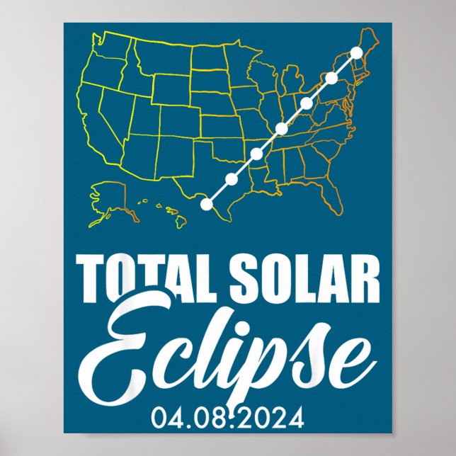 Poster Em Duas Vezes na Vida Eclipse Solar Solar (Frente)