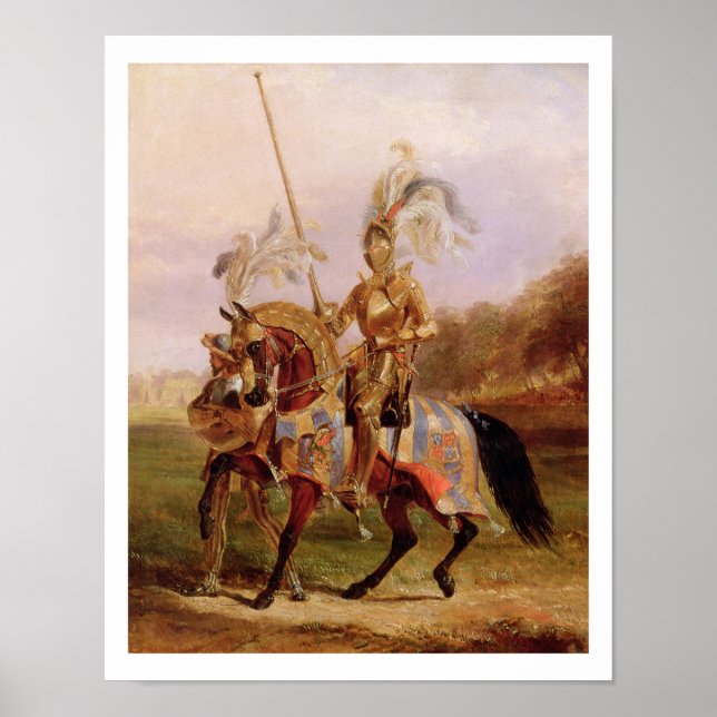 Poster Em Eglinton, Senhor do Torneio, 1840 (petróleo sob (Frente)