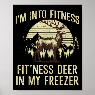 Poster Em Forma Condicionamento Físico Ness Veado Freezer