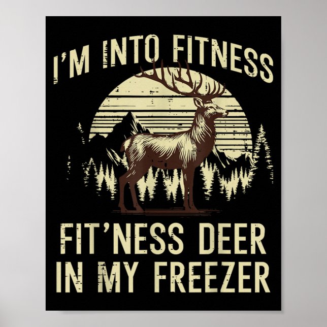 Poster Em Forma Condicionamento Físico Ness Veado Freezer (Frente)