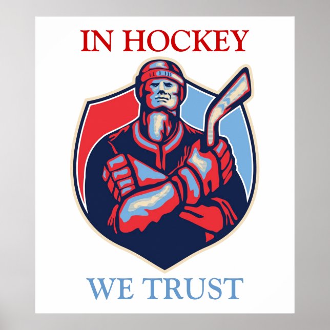 POSTER EM HOCKEY, CONFIAMOS (Frente)
