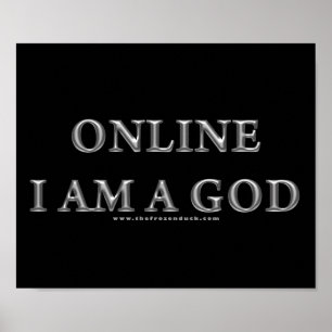 Poster Em linha eu sou um deus