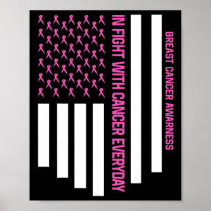 Poster Em Luta Com O Cancer Do Dia A Dia Da Consciência D