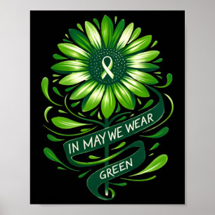 Poster Em maio, Vestimos o "Green Mental Health Awarness