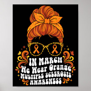 Poster em Março Usamos Laranja ES Esclerose Múltipla
