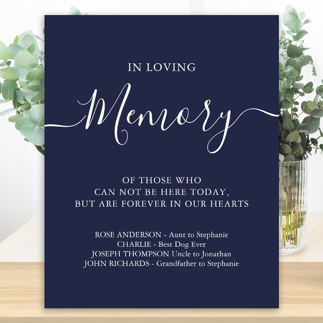 Poster Em Marinho Memorial De Amor Azul (Criador carregado)