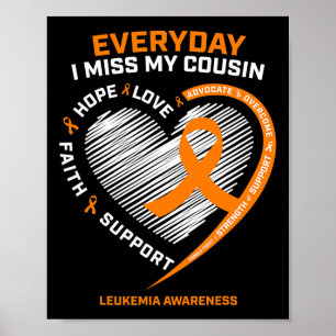 Poster Em memória amorosa do meu primo Leucemia Câncer