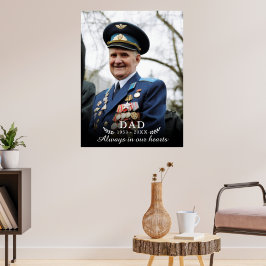 Poster Em Memória Amorosa | Memorial Fotográfico Funeral