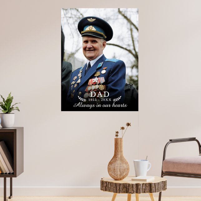 Poster Em Memória Carinhosa | Memorial Fotográfico Funera (Sala de Estar 3)