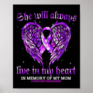 Poster Em Memória Da Minha Mãe Sobre-Dúvida Anjo