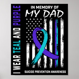 Poster Em Memória do Papai Prevenção e Conscientização do
