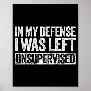 Poster Em Minha Defesa Eu Fui Deixado Sem Supervisão Cami