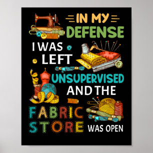 Poster Em Minha Defesa, Eu Fui Deixado Sem Supervisão De