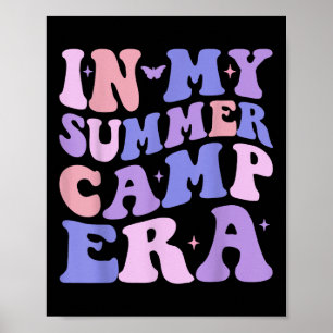 Poster Em Minha Época De Verão, Férias De Verão Em Groovy