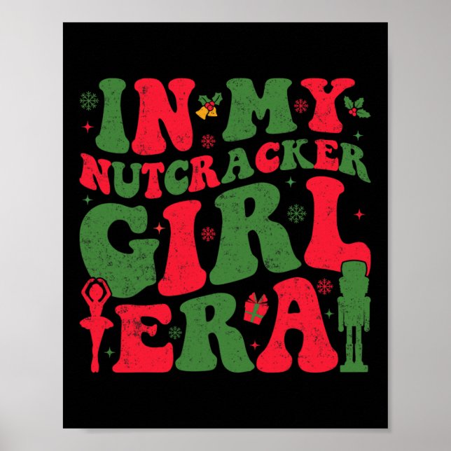 Poster Em Minha Noz-Noz Era Groovy Natal (Frente)