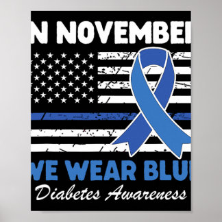 Poster Em novembro, Vestimos a Faixa de Sensibilização pa