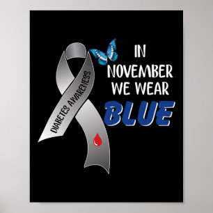 Poster Em novembro, Vestimos a Faixa de Sensibilização pa