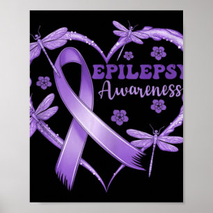 Poster Em novembro, Vestimos o amor à consciência púrpura