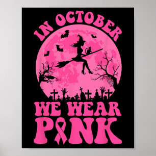 Poster Em outubro, Vestimos a Bre de Halloween da Bruxa R