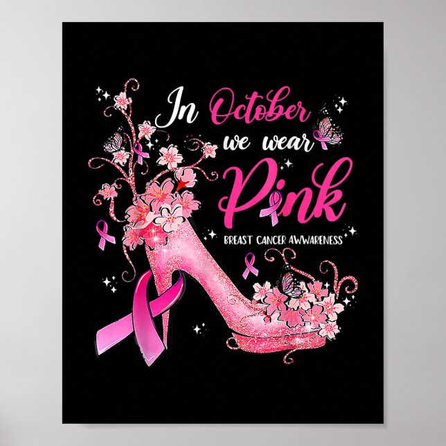 Poster Em outubro, Vestimos a consciência cor-de-rosa dos (Frente)