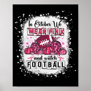 Poster Em outubro, Vestimos Awa, Cancer de futebol rosa