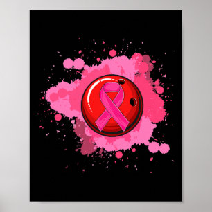 Poster Em outubro, Vestimos Fita Cor-de-Fita Cor-de-Rosa.