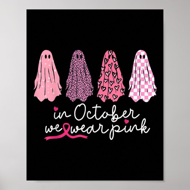 Poster Em outubro, Vestimos Mama de Halloween do Fantasma (Frente)