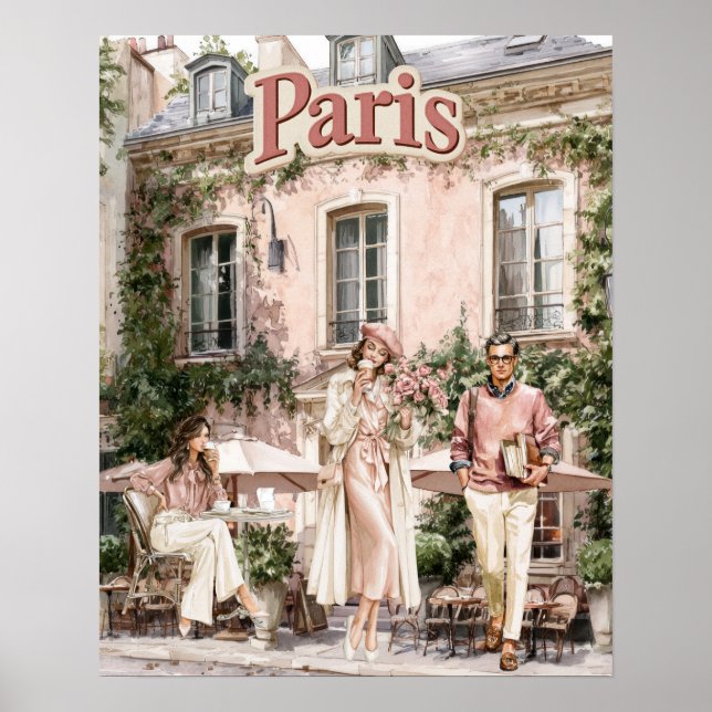 Poster Em Paris (Frente)