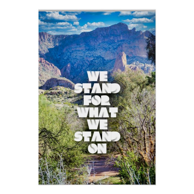 Póster Em pé (Frente)