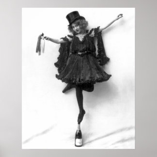 Póster Em pé no champanhe