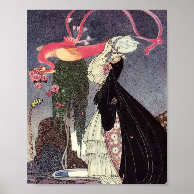 Poster Em Pó e Colina Kay Nielsen (Frente)