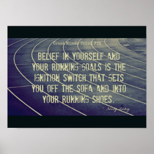 Póster Em seus calçados Running!