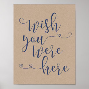Póster Em sinal de memória amorosa - desejo que você esti