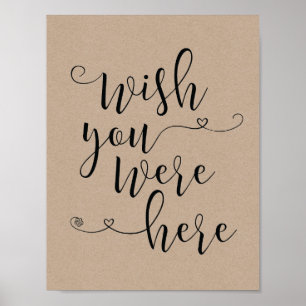 Poster Em sinal de memória amorosa - desejo que você esti