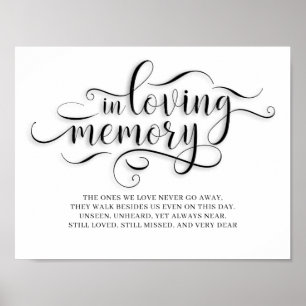 Poster Em sinal Loving do memorial do casamento da