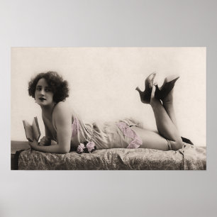 Poster Em sua lingerie