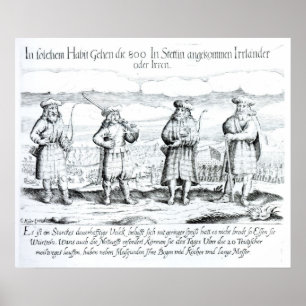 Póster Em tal vestuário fez Irlandeses