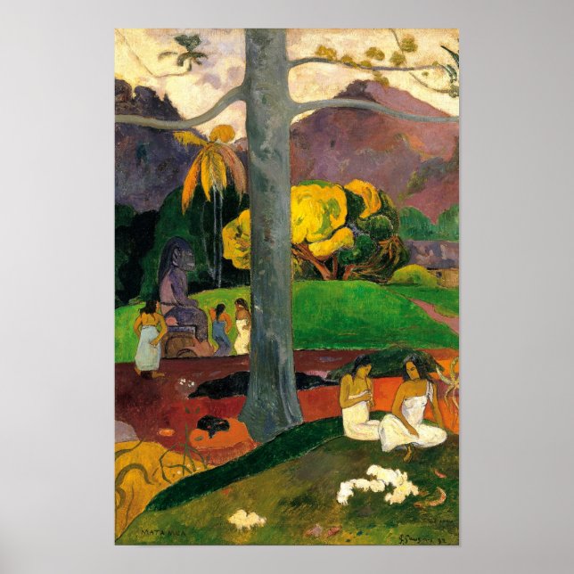 Poster Em Tempos Idos), Paul Gauguin (Frente)