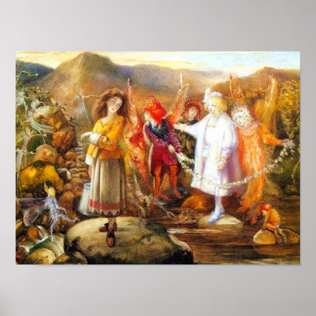Poster Em Terra de Fadas John Anster Fitzgerald (Frente)