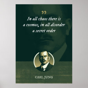 Poster Em todo o caos há um cosmos, em toda a desordem