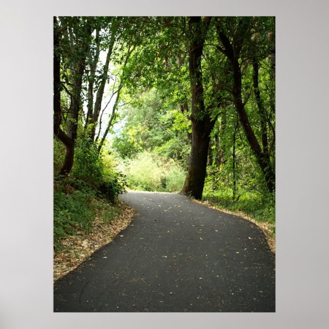 Póster Em torno da curva (Frente)