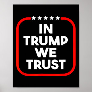 Poster Em Trump Nós Confiamos no Pro-trump 2024