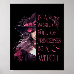 Poster Em Um Cheio Mundial De Princesas Seja Um Bruxo Hal