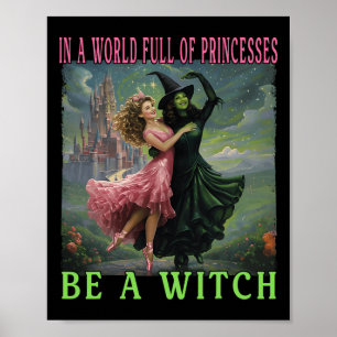 Poster Em Um Cheio Mundial De Princesas Seja Um Bruxo Hal