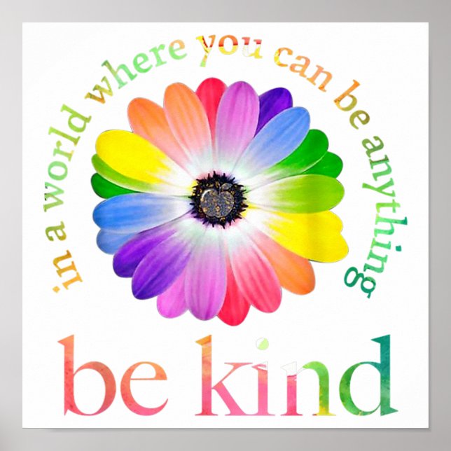 Poster Em Um Mundo Onde Você Pode Ser Qualquer Coisa (Frente)