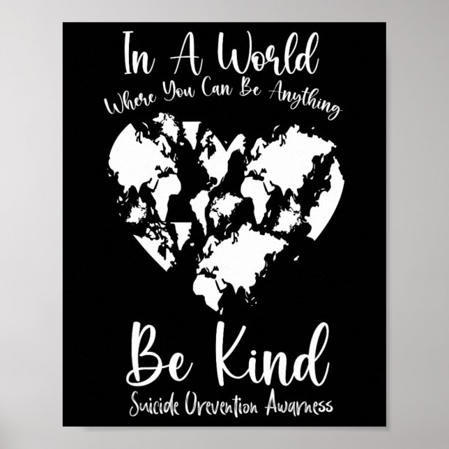 Poster Em Um Mundo Onde Você Pode Ser Qualquer Coisa Que  (Frente)