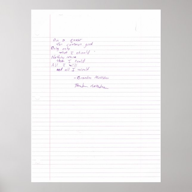 Póster Em Uma Busca (Frente)