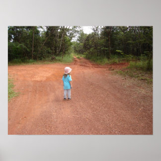 Poster Em uma estrada