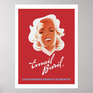 Poster Email Baril 1946 (anúncios franceses do vintage)
